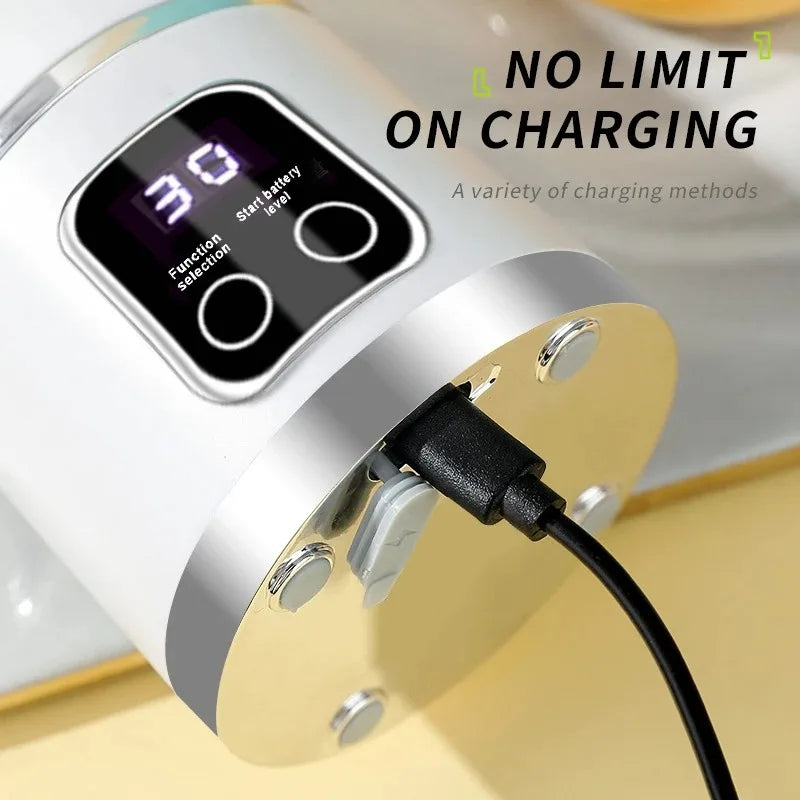 BlendGo™ – Portable 10-Blade USB Blender