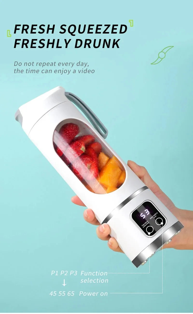BlendGo™ – Portable 10-Blade USB Blender