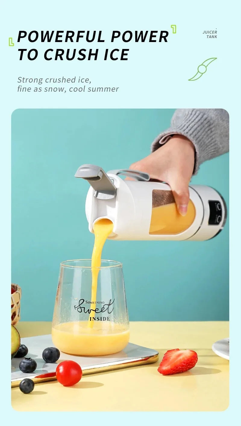 BlendGo™ – Portable 10-Blade USB Blender